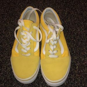 Sunshine yellow Vans